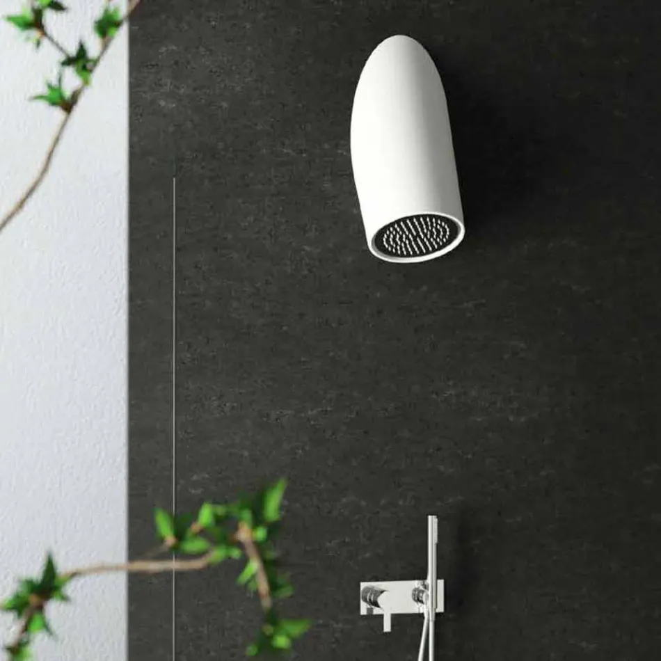 Modern wall shower head in Luxolid made in Italy, Rubano Viadurini