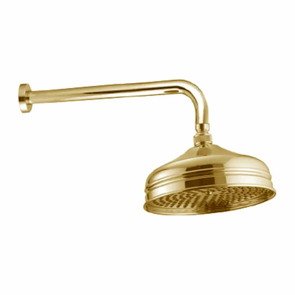 Brass Single Jet Shower Head Classic Design Made in Italy - Tenco Viadurini