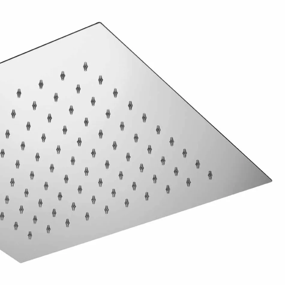Square Ceiling Shower Head in Steel Made in Italy - Starch Viadurini