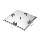 Square Ceiling Shower Head in Steel Made in Italy - Starch Viadurini