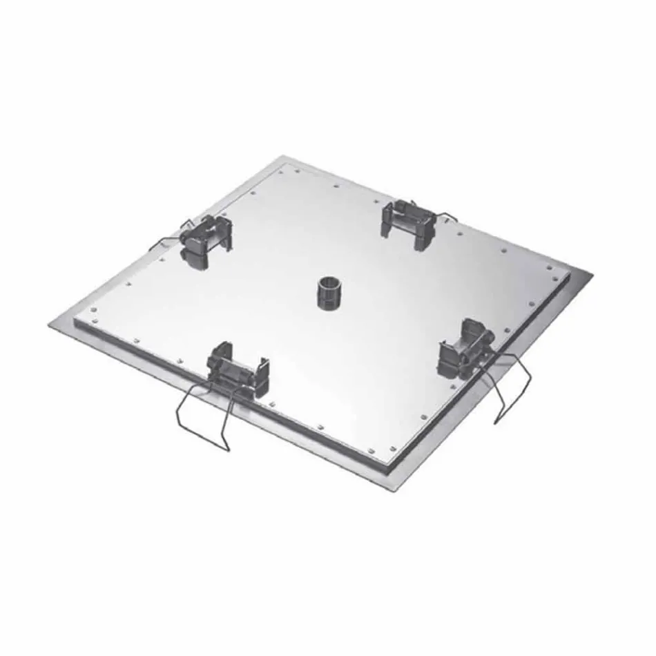 Square Ceiling Shower Head in Steel Made in Italy - Starch Viadurini