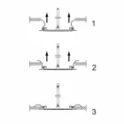Square Ceiling Shower Head in Steel Made in Italy - Starch Viadurini