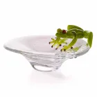 Small Tray with Glass Frog Ornament Made in Italy - Sossio Viadurini