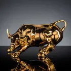 Handmade Ceramic Bull-Shaped Ornament Made in Italy - Bulino Viadurini