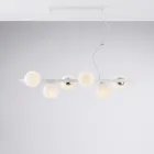 Lacquered Iron Pendant Lamp Made in Italy for Interior Decorating - Berlin Viadurini