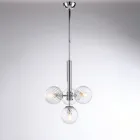 Made in Italy Iron Pendant Lamp for Interior Decorating - Como Viadurini