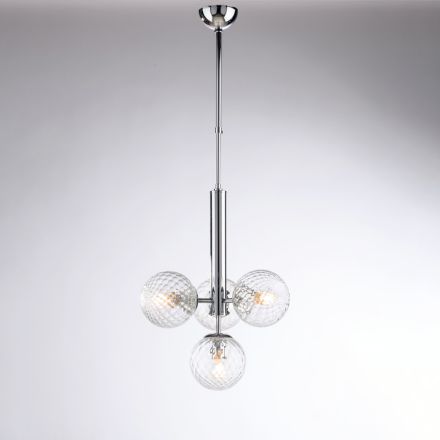 Made in Italy Iron Pendant Lamp for Interior Decorating - Como Viadurini