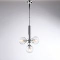 Iron Pendant Lamp with 3 Lights Made in Italy - Como