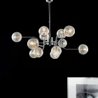 Made in Italy Iron Pendant Lamp for Interior Decorating - Delos Viadurini