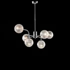 Made in Italy Iron Pendant Lamp for Interior Decorating - Delos Viadurini