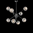 Made in Italy Iron Pendant Lamp for Interior Decorating - Monaco Viadurini