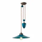 ceramic suspension and downs Britney Ferroluce antique brass Viadurini