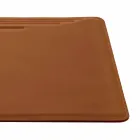 Maxi Desk Pad in Regenerated Leather with Seams Pen Stop Made in Italy - Ebe Viadurini