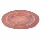 Hand Tinned Green or Brown Copper Placemat 31 cm 6 Pieces - Rocho Viadurini