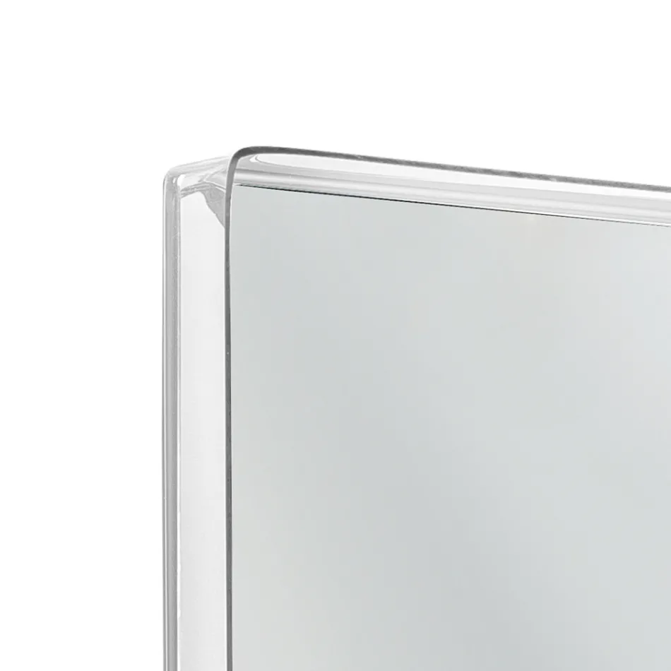 Wall Mirror with Shelf Frame in Colored Plexiglass - Orvieto Viadurini