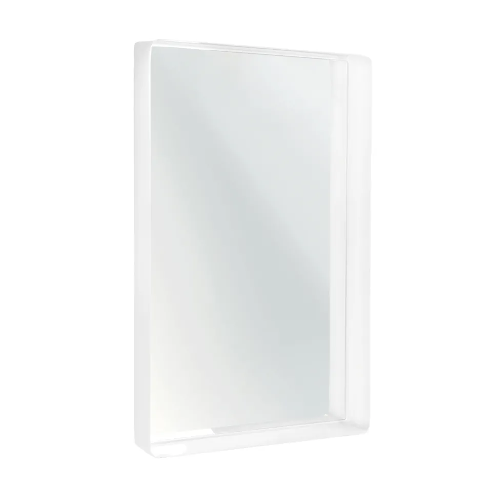 Wall Mirror with Shelf Frame in Colored Plexiglass - Orvieto Viadurini