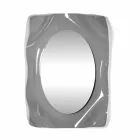 Contemporary Smoke Diva wall-hung mirror made in Italy Viadurini