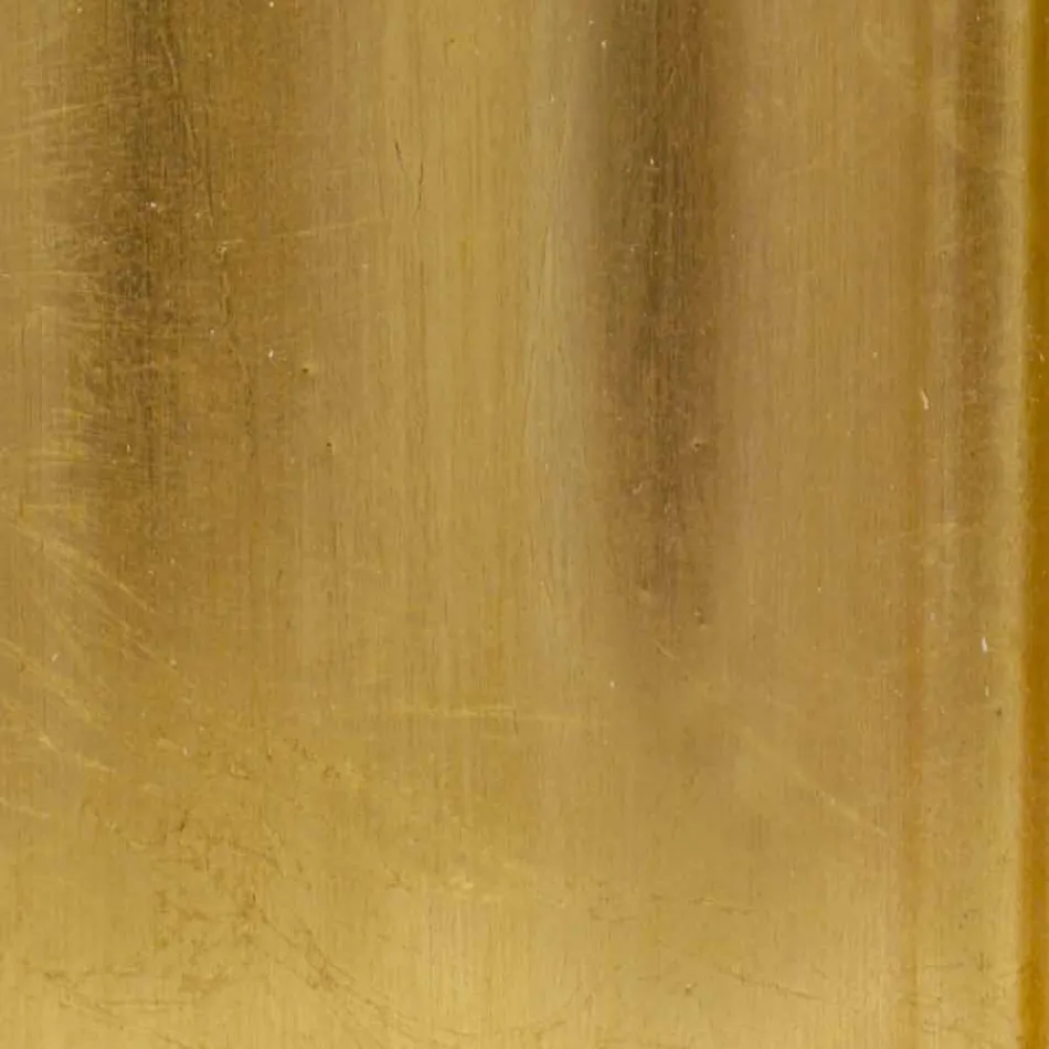 Silver or gold wall mirror made in Italy Giuseppe Viadurini