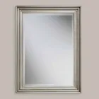 Hand made gold, silver wall mirror made in Italy Stefania Viadurini