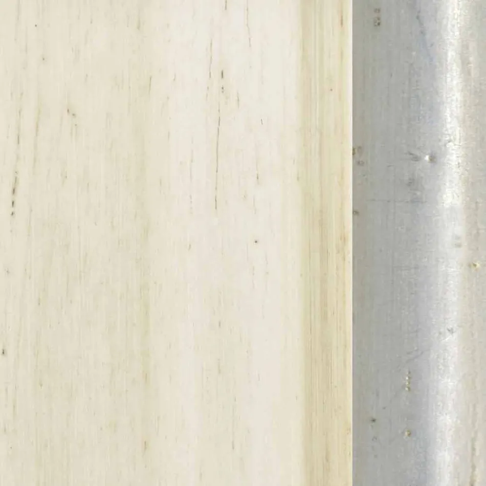 Fir-wood wall mirror, console, made in Italy mdf top Gianluca Viadurini