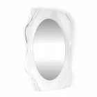 Diva modern design transparent wall mirror, made in Italy Viadurini