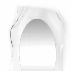 Diva modern design transparent wall mirror, made in Italy Viadurini