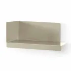 Wall Mirror and 3 Colored Metal Shelves on the Right or Left - Noelle Viadurini