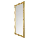 Mirror with Hand-Decorated Wooden Frame Made in Italy - Venus Viadurini