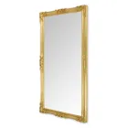 Mirror with Hand-Decorated Wooden Frame Made in Italy - Venus Viadurini