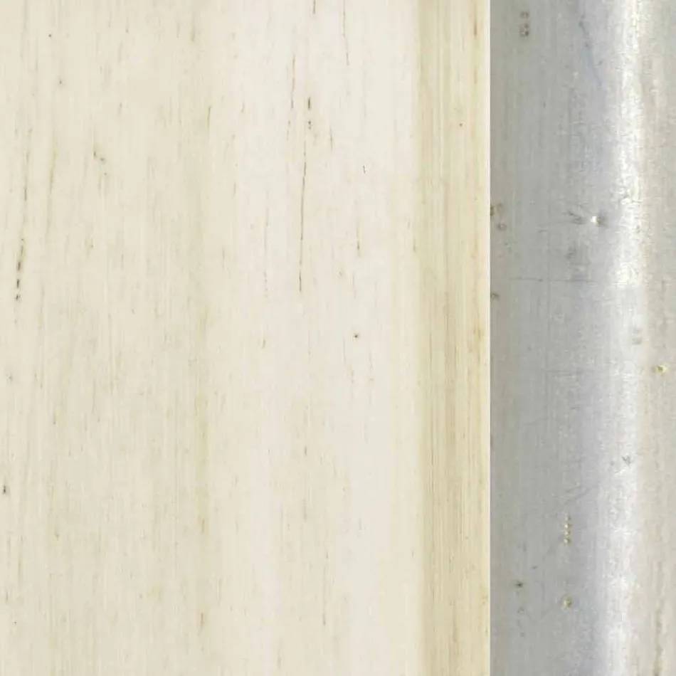 Wall mirror in modern wood handmade in Italy Mattia Viadurini