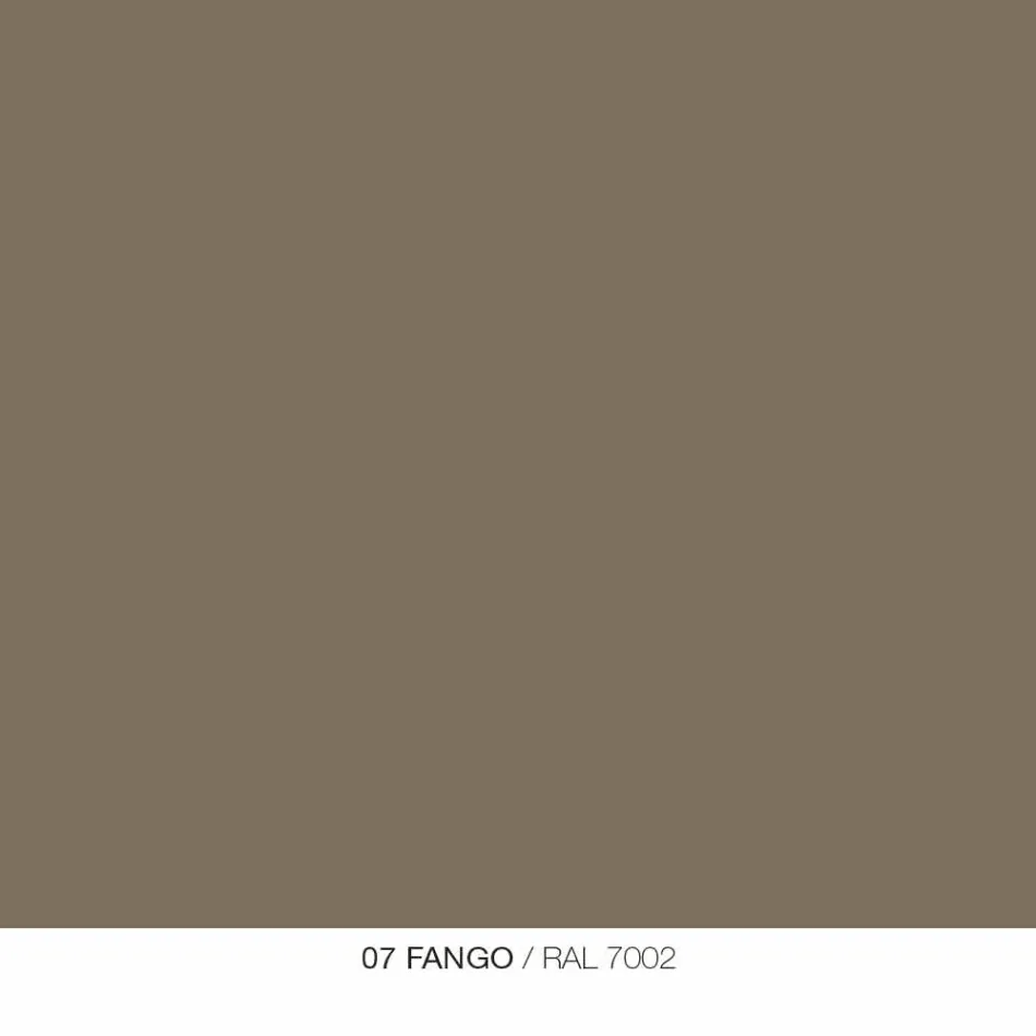 Wall Mirror with Metal Shelf in Various Colors Modern Design - Hera Viadurini