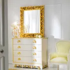 Ives classic design wall mirror, 100x120 cm Viadurini