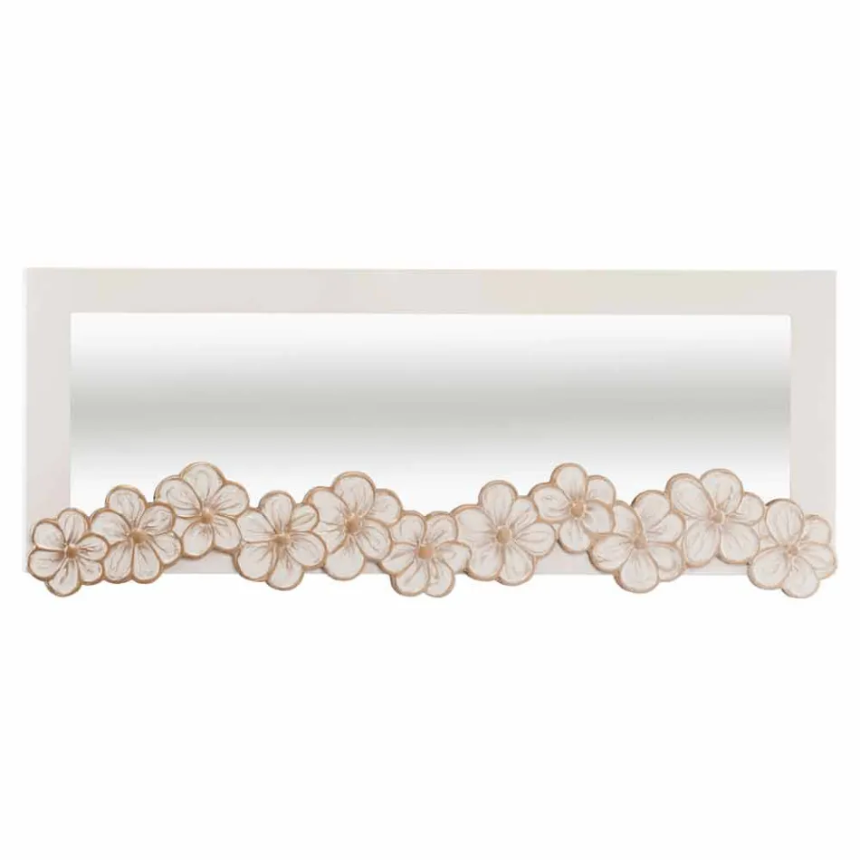 Wall mirror of hand-made design made in Italy Senapina Viadurini