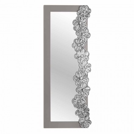 Wall mirror of hand-made design made in Italy Senapina Viadurini