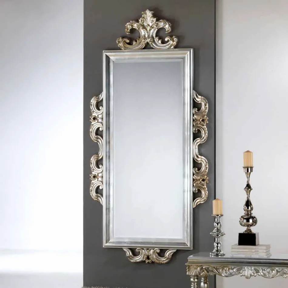 Guy design wall mirror, 118x240 cm, made in Italy Viadurini