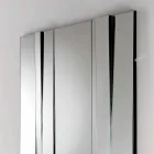 Modern Design Glass and Metal Wall Mirror Made in Italy - Pallino Viadurini