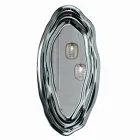 Crystal Wall Mirror Mirror Made in Italy - Pescara Viadurini