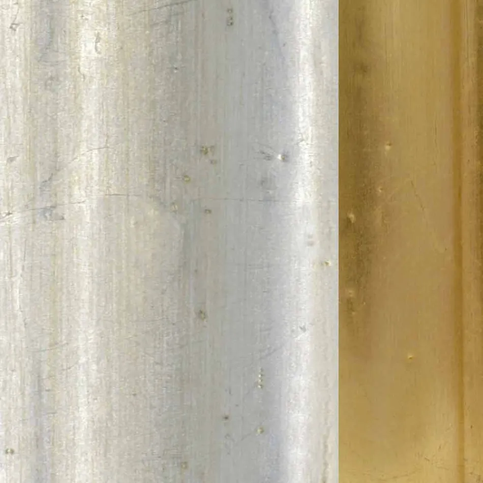 Wooden wall mirror and mdf made in Italy Andrea console table top Viadurini