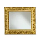 Rectangular wall mirror with Agasse floral decorations Viadurini