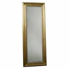 Wooden floor mirror with handmade pedestal made Italy Leonardo Viadurini