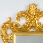 Classic design floor / wall mirror, Guerin gold leaf finish Viadurini