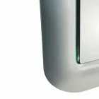 Design Mirror with Crystal Effect Glass Frame Made in Italy - Loop Viadurini