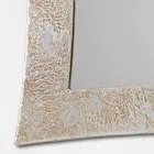 Wall mirror in resin and Venice silver leaf Viadurini