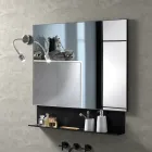 Polished Wire Mirror with Covered Frame Made in Italy - Want Viadurini