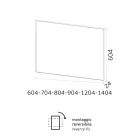 Polished Wire Mirror with Covered Frame Made in Italy - Want Viadurini