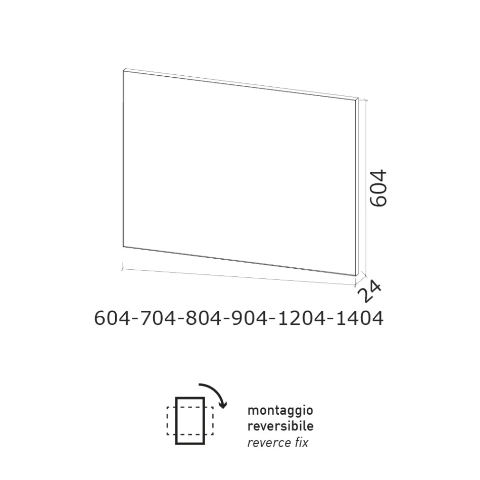 Polished Wire Mirror with Covered Frame Made in Italy - Want Viadurini