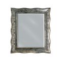 Mirror in Silver Leaf and Ground Mirror Made in Italy - Rongo