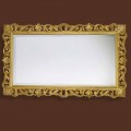 Modern mirror handmade of wood, produced completely in Italy, Nicol
