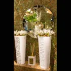 Mirror modern wall by three-dimensional design Diamond Viadurini