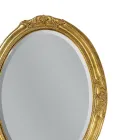 Oval Mirror with Ground Mirror Made in Italy - Avus Viadurini